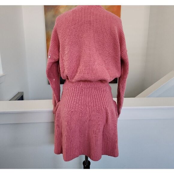 blue b. Collection Pink Sequin Knit Skirt Set SIZE S/M - Picture 3 of 8